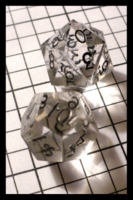 Dice : Dice - DM Collection - Windmill Transparent Clear - Aquired 2010